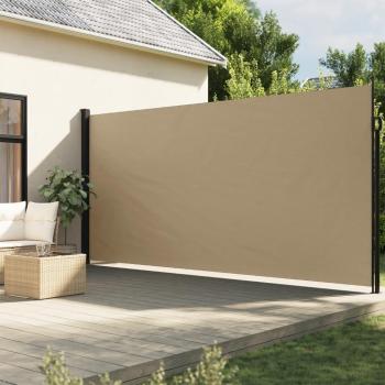Portable Beige Side Retractible Canopy 220cm W x 300cm L