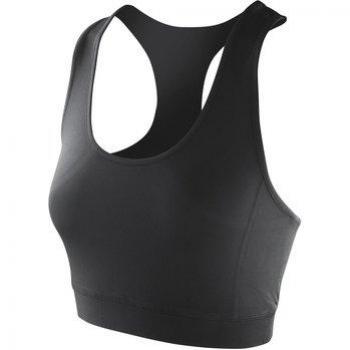 Top Cropped Spiro Impact Softex Femme Noir L