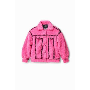 Poliestere Rosso Oversize Shearling – Desigual 7/8