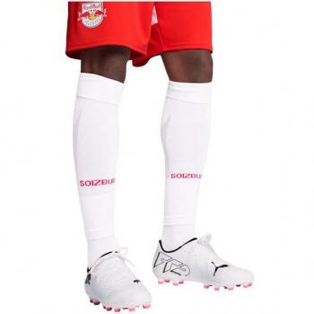 PUMA Calzini Uomo FC Red Bull Salzburg 2024-25 Bianco Rosso 35-38