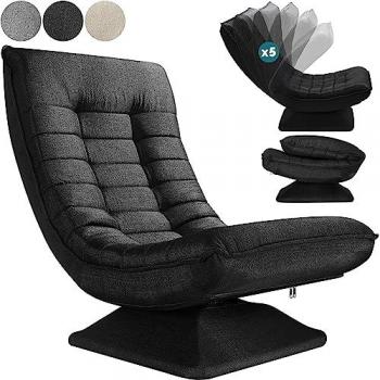 Silla Reclinable Aberdeen Negro