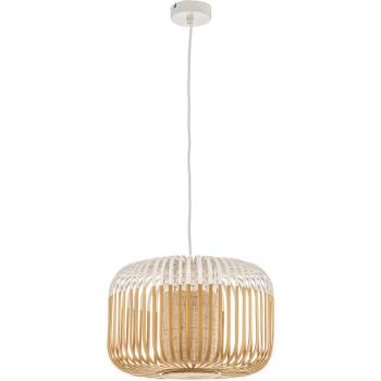 Lampada a Corda Forestier Bamboo S 35 cm Bianco