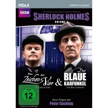 Sherlock Holmes, Vol. 3 (Sir Arthur Conan Doyle's Sherlock Holmes) / 2 weitere Folgen: DAS ZEICHEN DER VIER + DER BLAUE KARFUNKEL (Pidax Serien-Klassiker)