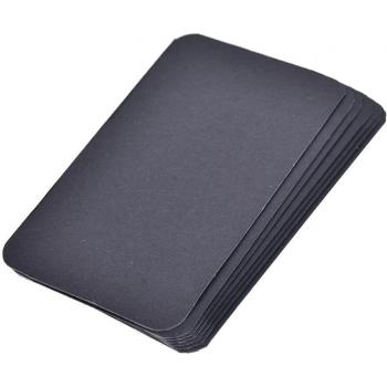 100pcs Thick Black White Brown Kraft Cards