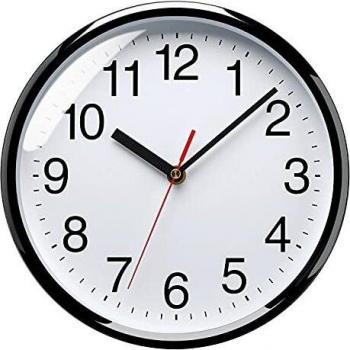 Plumeet 10 Silent Non Ticking Wall Clock