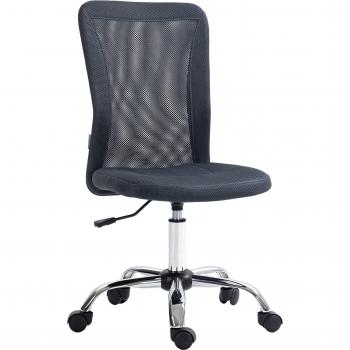Chaise ergonomique avec piètement chromé Vinsetto