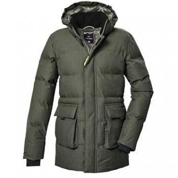 KILLTEC Kinder Steppmantel KOW 375 BYS QLTD PRK, unisex, moosgrün, Größe 164