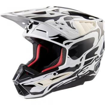 Alpinestars S-M5 Mineral 2024 Casco Motocross Grigio 2XL