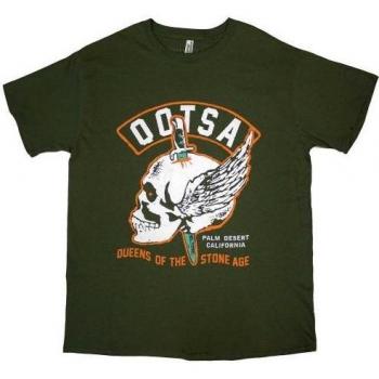 Green Winged Skull Unisex Adult Shirt – QOTSA