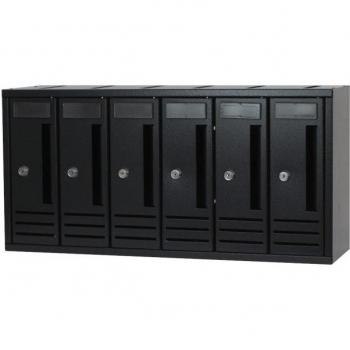 Cassetta Postale Condominiale 6 Posti Antracite 62x18x30h