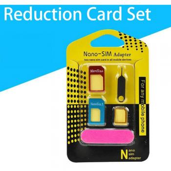 Adaptador de SIM Nano a Micro y Estándar 5 en 1, accesorios para dispositivos iPhone