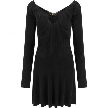 Jacquemus, Short Dresses, female, Black, Size: M La Mini Robe Pralù Dress