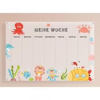 Queence Wanddeko Kids Edition, Geburtstagskalender, Kinder, 1 Stück, Acrylglas