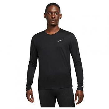 Nike Dri‑FIT T‑shirt Miler Noir Manche Longue – Taille XXL