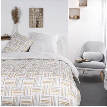 Parure de lit – TODAY – MAWIRA – Beige – Motif Graphique – 100 % Coton