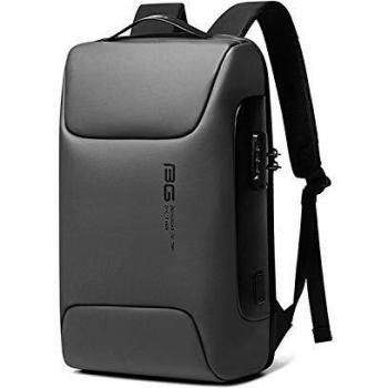 Mochila FANDARE Gris con Antirrobo y Puerto USB