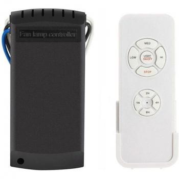 Kit Synchronisé de Ventilateur de Plafond et Éclairage