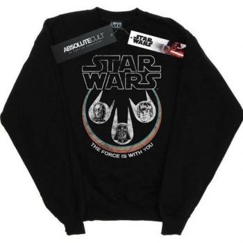 Felpa con Teste Retro Star Wars per Ragazze
