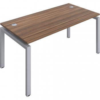 Dark Walnut & White Telescopic Bench for One