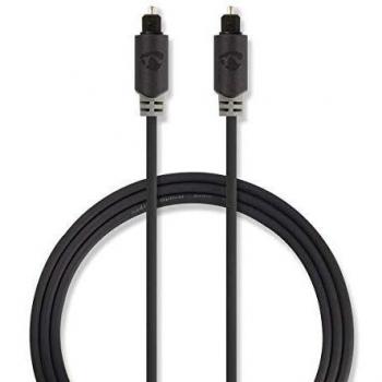 Câble TosLink Nedis 1 m anthracite