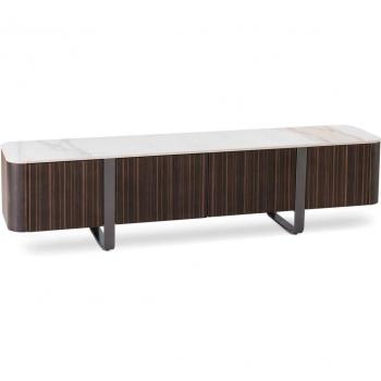 Porta TV Design Oro-Ebano 40 cm x 180 cm H. 45 cm