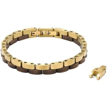 Pulsera Masculina Radiant con Detalle en Madera