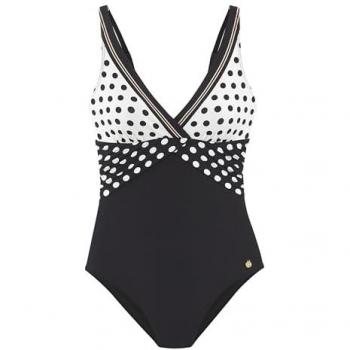 LASCANA Badeanzug mit Polka Dots