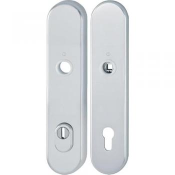 Paire de Plaques Longues HOPPE E3332ZA/3310 F1 Argenté PZ 92mm