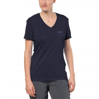T-shirt aéré Jack Wolfskin pour femme XXL bleu nuit