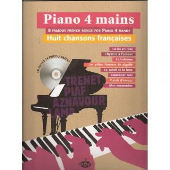 Variété Piano 4 mains – 8 chansons françaises