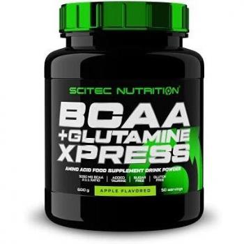 Scitec Glutamina e BCAA Mela 600g