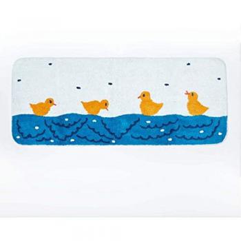 HOMESCAPES Duck Pond Bath Mat Set