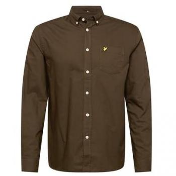 Lyle & Scott Camisa de Manga Larga Estilo Oxford