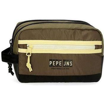 Pepe Jeans Caden Neceser Verde Doble Compartimento 26x16x12 cm