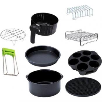 8-Piece Air Fryer Set 8 Inch Compatible with 4.2-6.8QT