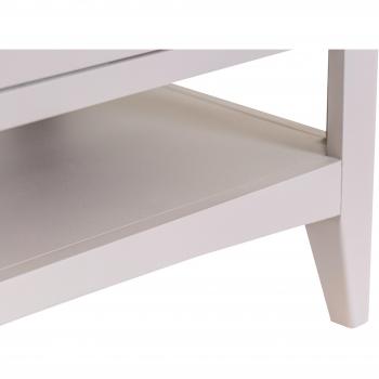 Two‑Drawer Grey Oak Coffee Table, Malvern Style