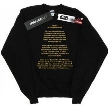 Black Star Wars Empire Strikes Back Sweatshirt