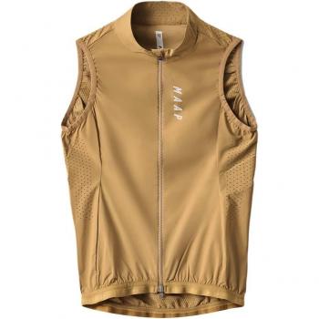 Camicia termica imbottita MAAP Draft Team beige femminile taglia S