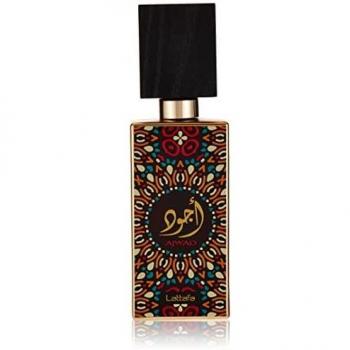 Ajwad de Lattafa Perfume árabe Mujer Original Elegante Frutal Floral Dulce