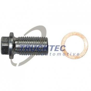 Coppa olio tappo filettato M14x1,5 Trucktec Automotive 02.43.264 per Volvo