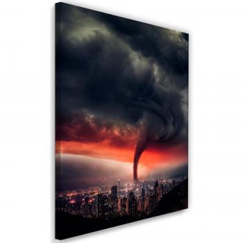 Chaos Chromatique : Tempête Russe 40x60