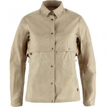Fjällräven Donna Giacca da Ciclismo Hoja Rider’s Wind Marrone M
