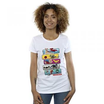DC League Super Pets Character Print Tee – Womens’ Small White