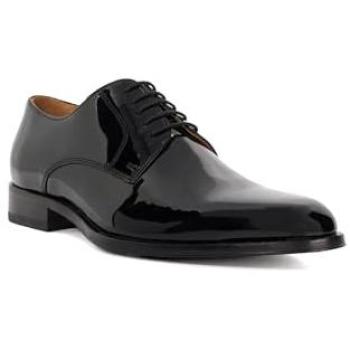 Salisbury Black Leather Oxford Shoes by Dune London – Men’s Wide Fit, Size 8