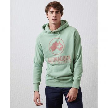 Sudadera con Capucha Altonadock, Hombre, Serigrafía Color Verde