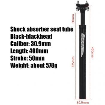 Tija Amortiguadora 400 mm para Sillín de Bicicleta