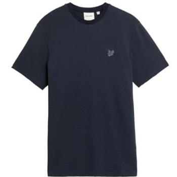 L&S Midnight Admiral Jacquard Tee