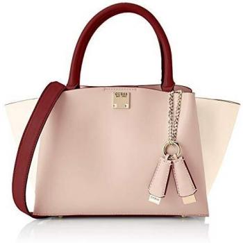 Guess Lenia Girlfriend Satchel, Borsa a Mano, 37x21.5x10.5 cm