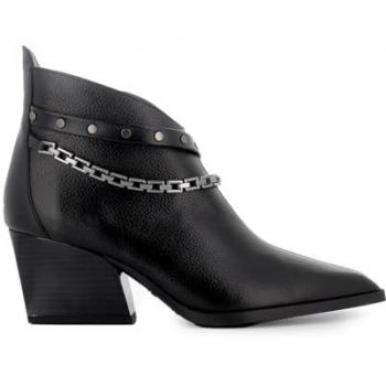 HISPANITAS Botín Estilo Cowboy Sidney Hi243597 Black (37)
