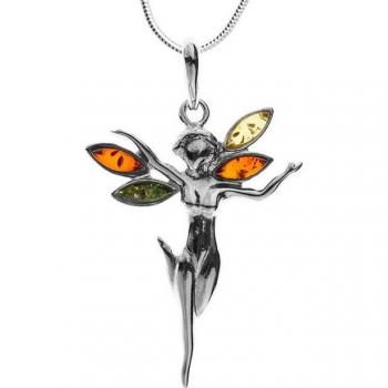 OSTSEE-SCHMUCK Kette mit Elfenanhänger
